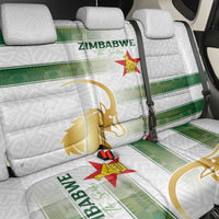 Zimbabwe Rugby The Champions 2025 Back Car Seat Cover The Gold Sables Version - Wonder Print Shop