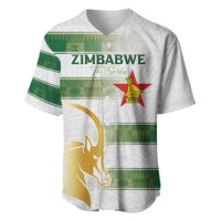 Custom Zimbabwe Rugby The Champions 2025 Baseball Jersey The Gold Sables Version - Wonder Print Shop