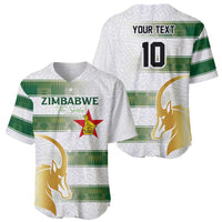 Custom Zimbabwe Rugby The Champions 2025 Baseball Jersey The Gold Sables Version - Wonder Print Shop