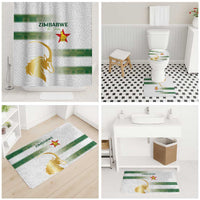 Zimbabwe Rugby The Champions 2025 Bathroom Set The Gold Sables Version - Wonder Print Shop