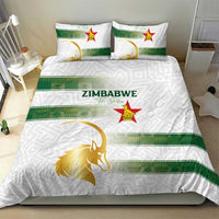 Zimbabwe Rugby The Champions 2025 Bedding Set The Gold Sables Version - Wonder Print Shop