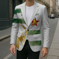 Custom Zimbabwe Rugby The Champions 2025 Blazer The Gold Sables Version - Wonder Print Shop