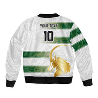 Custom Zimbabwe Rugby The Champions 2025 Bomber Jacket The Gold Sables Version - Wonder Print Shop
