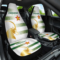 Zimbabwe Rugby The Champions 2025 Car Seat Cover The Gold Sables Version - Wonder Print Shop