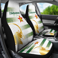 Zimbabwe Rugby The Champions 2025 Car Seat Cover The Gold Sables Version - Wonder Print Shop