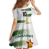 Custom Zimbabwe Rugby The Champions 2025 Family Matching Off Shoulder Maxi Dress and Hawaiian Shirt The Gold Sables Version - Wonder Print Shop