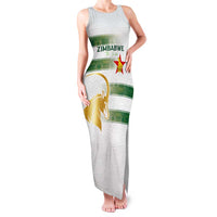 Custom Zimbabwe Rugby The Champions 2025 Family Matching Tank Maxi Dress and Hawaiian Shirt The Gold Sables Version - Wonder Print Shop