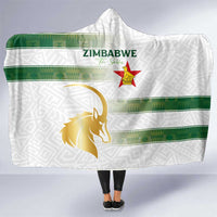 Zimbabwe Rugby The Champions 2025 Hooded Blanket The Gold Sables Version - Wonder Print Shop