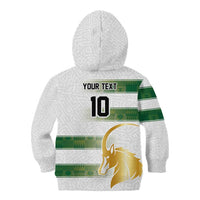 Custom Zimbabwe Rugby The Champions 2025 Kid Hoodie The Gold Sables Version - Wonder Print Shop