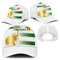 Zimbabwe Rugby The Champions 2025 Mesh Trucker Cap The Gold Sables Version - Wonder Print Shop