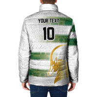Custom Zimbabwe Rugby The Champions 2025 Padded Jacket The Gold Sables Version - Wonder Print Shop