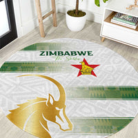 Zimbabwe Rugby The Champions 2025 Round Carpet The Gold Sables Version - Wonder Print Shop