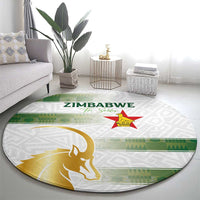 Zimbabwe Rugby The Champions 2025 Round Carpet The Gold Sables Version - Wonder Print Shop