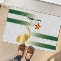 Zimbabwe Rugby The Champions 2025 Rubber Doormat The Gold Sables Version - Wonder Print Shop