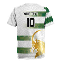 Custom Zimbabwe Rugby The Champions 2025 Rugby Jersey The Gold Sables Version - Wonder Print Shop
