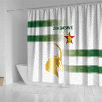 Zimbabwe Rugby The Champions 2025 Shower Curtain The Gold Sables Version - Wonder Print Shop