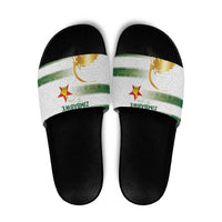 Zimbabwe Rugby The Champions 2025 Slide Sandals The Gold Sables Version - Wonder Print Shop