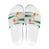 Zimbabwe Rugby The Champions 2025 Slide Sandals The Gold Sables Version - Wonder Print Shop