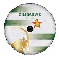Zimbabwe Rugby The Champions 2025 Spare Tire Cover The Gold Sables Version - Wonder Print Shop
