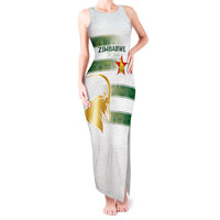 Custom Zimbabwe Rugby The Champions 2025 Tank Maxi Dress The Gold Sables Version - Wonder Print Shop
