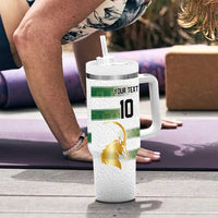 Custom Zimbabwe Rugby The Champions 2025 Tumbler With Handle The Gold Sables Version - Wonder Print Shop