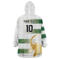 Custom Zimbabwe Rugby The Champions 2025 Wearable Blanket Hoodie The Gold Sables Version - Wonder Print Shop