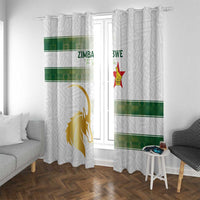 Zimbabwe Rugby The Champions 2025 Window Curtain The Gold Sables Version - Wonder Print Shop