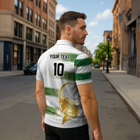 Custom Zimbabwe Rugby The Champions 2025 Zipper Polo Shirt The Gold Sables Version - Wonder Print Shop