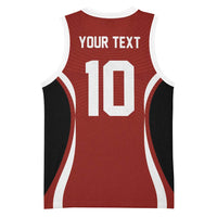 Custom Japan Volleyball Basketball Jersey Sporty Style Red Color