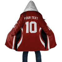 Custom Japan Volleyball Cloak Sporty Style Red Color