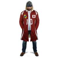Custom Japan Volleyball Cloak Sporty Style Red Color
