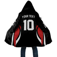Custom Japan Volleyball Cloak Sporty Style Black Color