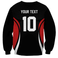 Custom Japan Volleyball Sweatshirt Sporty Style Black Color