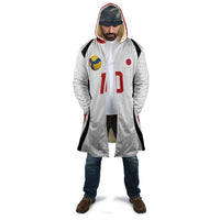 Custom Japan Volleyball Cloak Sporty Style White Color