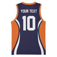 Custom Japan Volleyball Basketball Jersey Sporty Style Navy Color