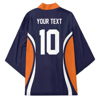 Custom Japan Volleyball Kimono Sporty Style Navy Color