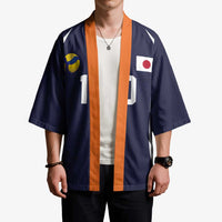 Custom Japan Volleyball Kimono Sporty Style Navy Color