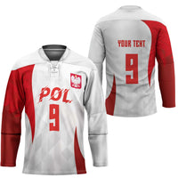 Custom Poland Volleyball Hockey Jersey Sporty Wings Style