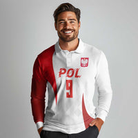 Custom Poland Volleyball Long Sleeve Polo Shirt Sporty Wings Style