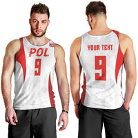 Custom Poland Volleyball Men Tank Top Sporty Wings Style