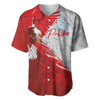 Poland Eagle and Winged Hussar Baseball Jersey Grunge Sporty Style