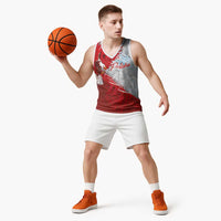Poland Eagle and Winged Hussar Basketball Jersey Grunge Sporty Style