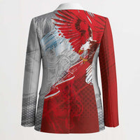 Poland Eagle and Winged Hussar Blazer Grunge Sporty Style