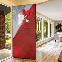 Poland Eagle and Winged Hussar Door Cover Grunge Sporty Style