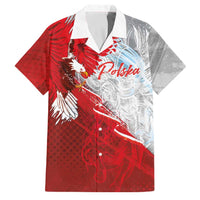 Poland Eagle and Winged Hussar Family Matching Long Sleeve Bodycon Dress and Hawaiian Shirt Grunge Sporty Style