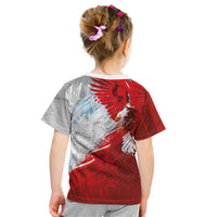 Poland Eagle and Winged Hussar Kid T Shirt Grunge Sporty Style