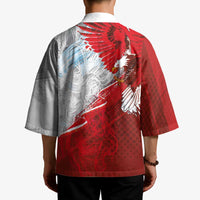 Poland Eagle and Winged Hussar Kimono Grunge Sporty Style