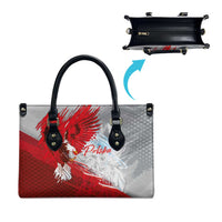 Poland Eagle and Winged Hussar Leather Bag Grunge Sporty Style