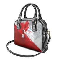 Poland Eagle and Winged Hussar Shoulder Handbag Grunge Sporty Style