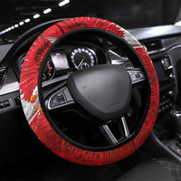 Poland Eagle and Winged Hussar Steering Wheel Cover Grunge Sporty Style